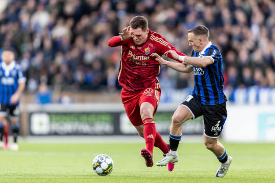 Djurgårdens Jacob Bergström och Sirius Aron Bjarnason