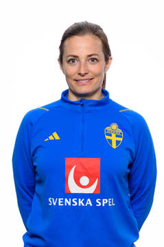 Jenny Larsson, physiotherapist of the Swedish women's