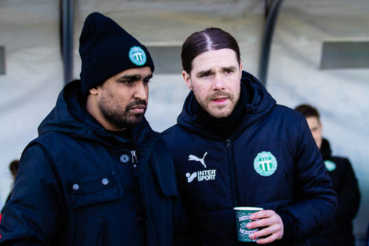 Västerås tränare Kalle Karlsson och assisterande