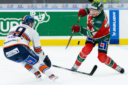 Växjös Victor Stjernborg och Frölundas Andreas Borgman