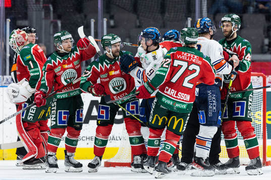 Frölundas Jacob Nilsson, Patrik Carlsson och Tom Nilsson