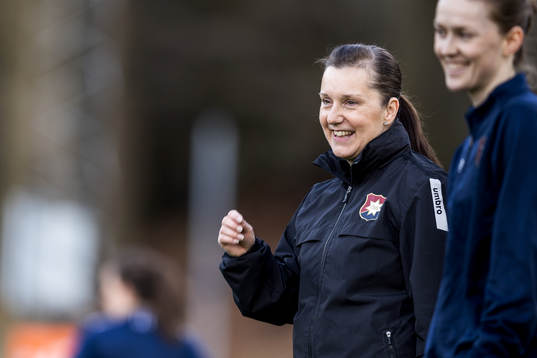 Örgrytes assisterande tränare Lotta Gustafsson