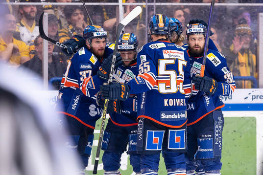 Växjös Glenn Gustafsson, Robert Rosén, Miika Koivisto