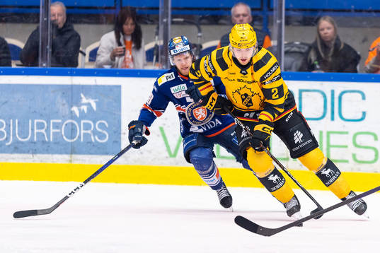 Växjös Hugo Gustafsson och Skellefteås Linus Högberg