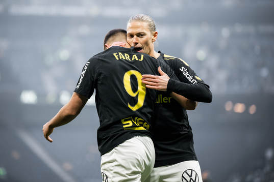 AIKs Omar Faraj och Viktor Fischer