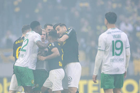 Irriterat mellan spelarna