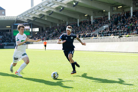GAIS Robin Frej och Utsiktens Karl Landsten