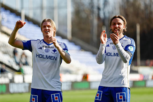 IFK Norrköpings Daniel Fritz Eid och Christoffer Nyman
