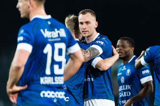 Trelleborgs Filip Bohman jublar