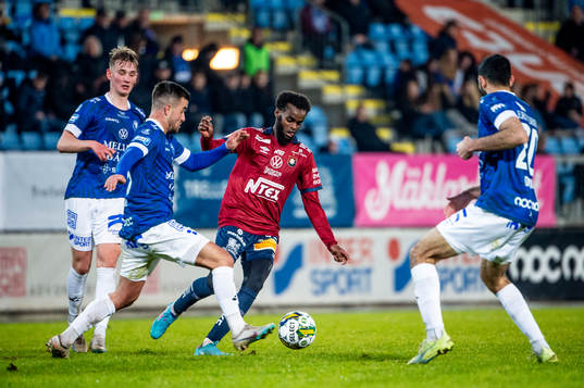 Örgrytes Mubaarak Nuh mot Trelleborgs Haris Brkic och