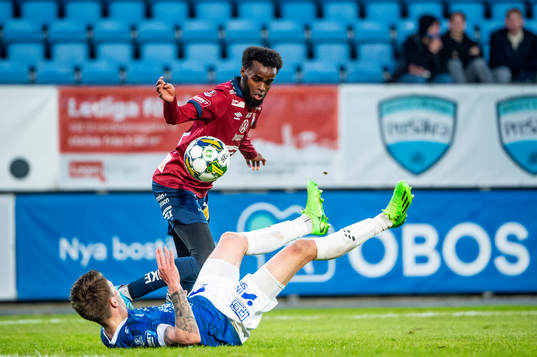 Örgrytes Mubaarak Nuh mot Trelleborgs Bödvar Bödvarsson