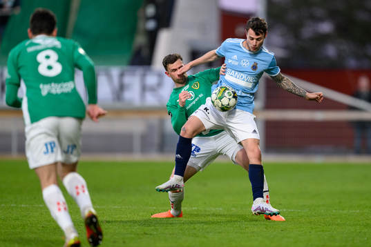 Jönköpings Södras Jesper Manns och Gefles Adrian Edqvist