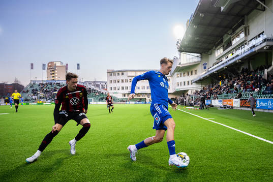 Östersunds Jakob Johnsson och GIF Sundsvalls Ludvig Nåvik