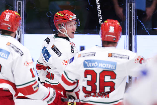 Modos Erik Karlsson jublar