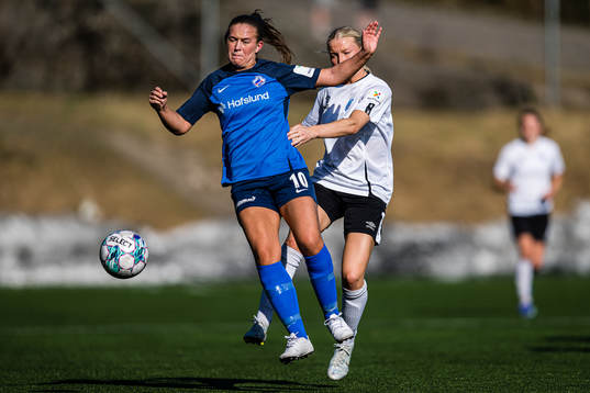 Tine Celine England Karstensen of Grei and Malin Myklebust Gjesdal of Fyllingsdalen