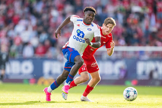 Seedy Jatta of Vålerenga and David Møller Wolfe of Brann
