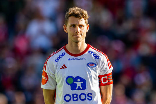 Vegar Eggen Hedenstad of Vålerenga ahead of the Eliteserien football match between Brann and Vålerenga on April 22, 2023 in Bergen. 