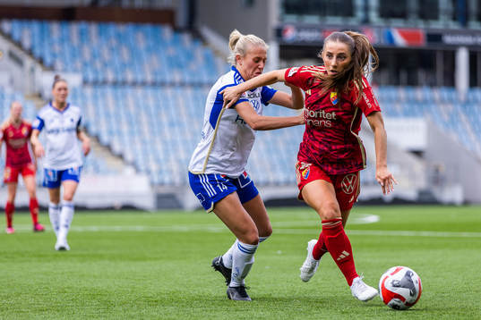 IFK Norrköpings Elsa Burvall och Djurgårdens Tilde Lindwall