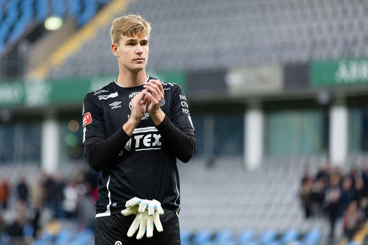 Örgrytes målvakt Mathias Nilsson