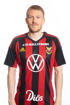 I denna handoutbild från Östersunds FK ses Simon Kroon posera för ett porträtt den 11 april 2013 i Östersund.