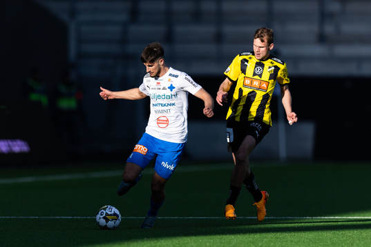 Värnamos Emin Grozdanic och Häckens Oscar Uddenäs