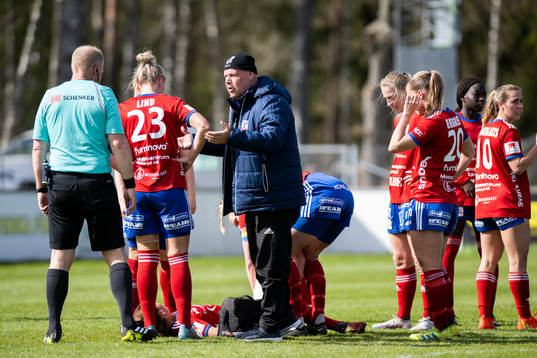 Vittsjös Elisabet Klinga liger skadad