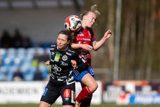 Vittsjös Jutta Rantala i nickduellen mot Örebros Heidi