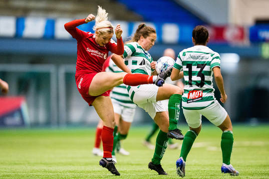 Robyn Virginia McCarthy of Grand Bodø and Sofia Susnic Krossøy of KIL/Hemne