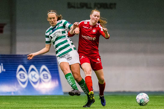 Sigrid Bloch-Hansen of KIL/Hemne and Anna Isabella Johansen of Grand Bodø