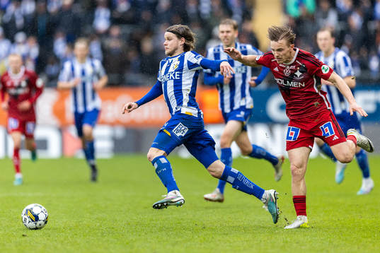 IFK Göteborgs Gustaf Norlin och IFK Norrköpings Jacob Ortmark