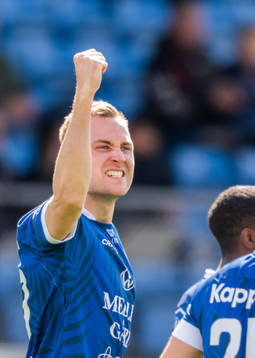 Trelleborgs Filip Bohman jublar