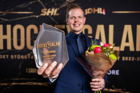 Årets tränare Martin Filander, IK Oskarshamn