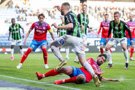 GAISs Axel Norén och Helsingborgs Frederik Holst