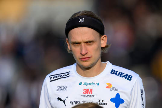 Värnamos Charlie Vindehall vid lineup innan