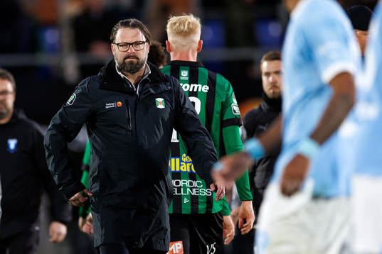 Varbergs huvudtränare Joakim Persson