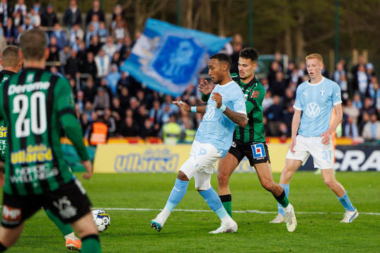 Malmö FFs Derek Cornelius och Varbergs Assad Al Hamlawi