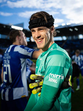 IFK Göteborgs målvakt Adam Benediktsson innan