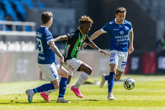 Trelleborgs Bödvar Bödvarsson och GAISs Richard Emeka