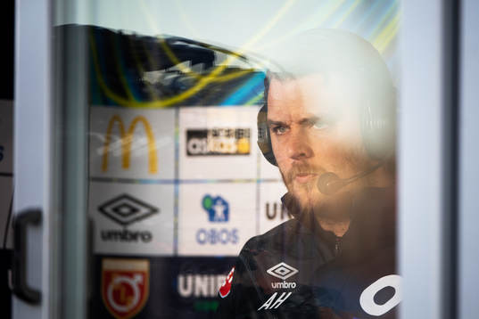 Degerfors tränare Tobias Solberg