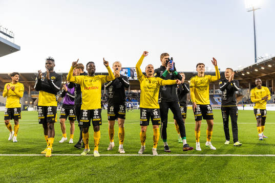 Elfsborgs spelare jublar