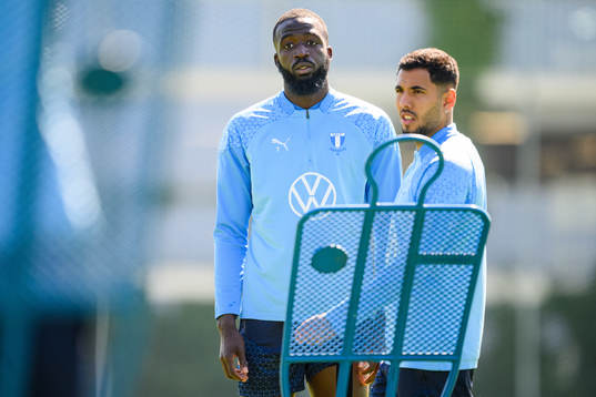 Mahame Siby och Sergio Pena