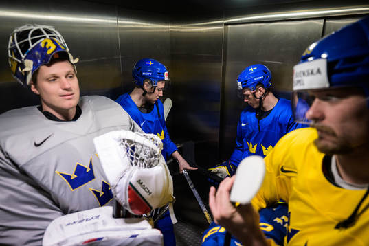 Goaltender Lars Johansson, Alexander Nylander, Lucas