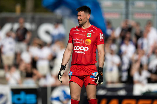 Varbergs målvakt Stojan Lukic