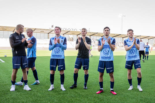 Landskronas Johan Rapp, Emil Lindman, Adam Egnell, Jesper