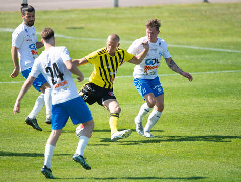  i matchen i division 2 mellan IFK Hässleholm och IFK Berga i Hässleholm 13 maj 2023.