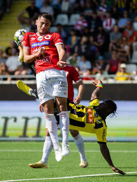 Degerfors Seid Korac och Häckens Ibrahim Sadiq
