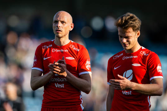 Ruben Kristiansen and Felix Horn Myhre of Brann