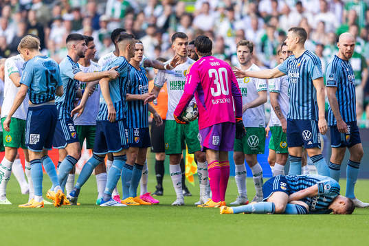 Irriterat mellan spelarna