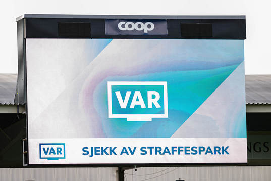 Video assistant referee (VAR) check
