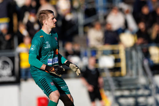 Tvååkers målvakt Tim Svensson Lillvik
